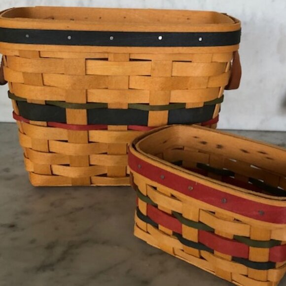 LONGABERGER 2000 Sales Award Basket Set RARE - Picture 4 of 17